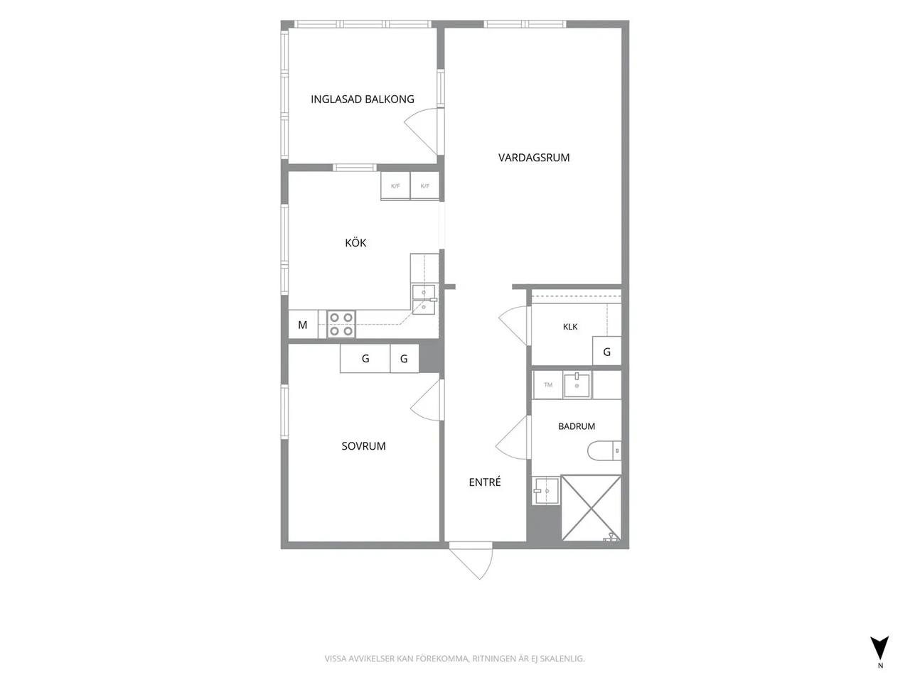 Planritning för Lövskogsgatan 24