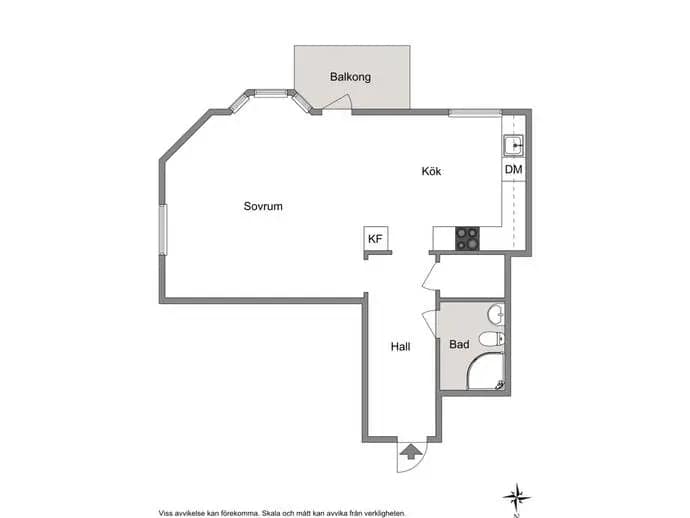 Floor plan for Fjällkroken 9