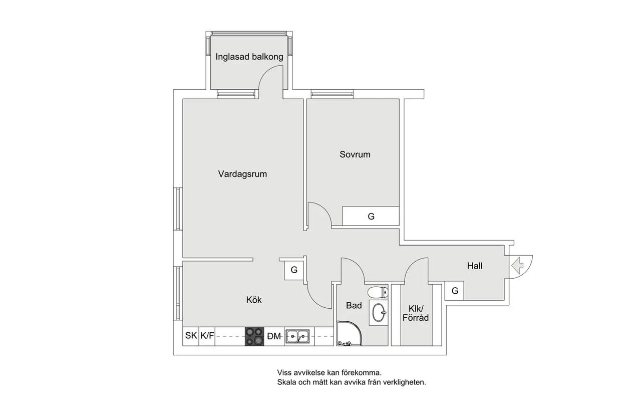 Floor plan for Runvägen 8, 8tr