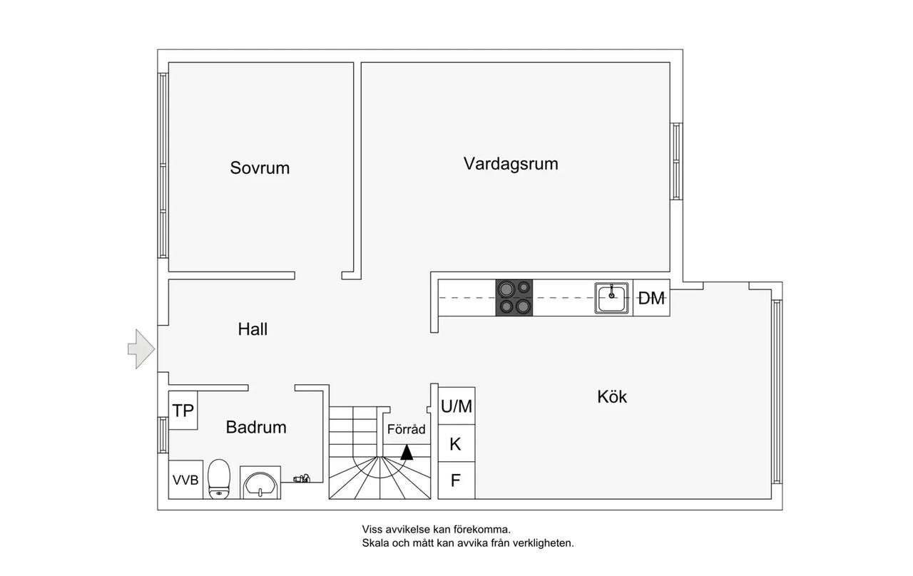 Planritning för Myrmalmsringen 125