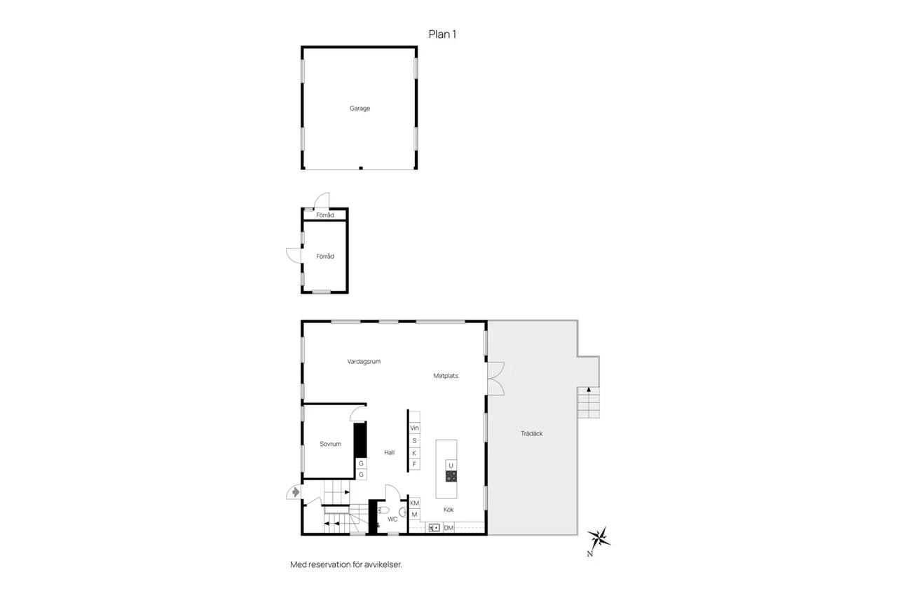 Planritning för Solgatan 1