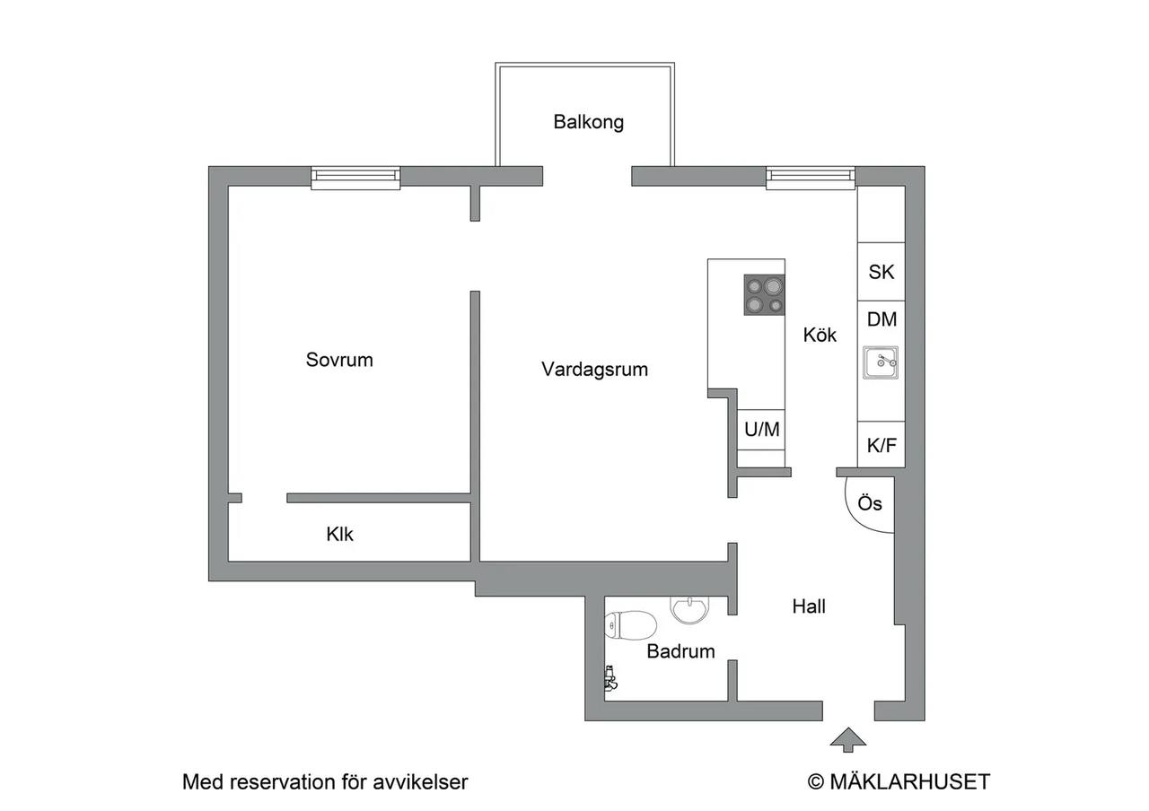 Floor plan for Sturegatan 47a