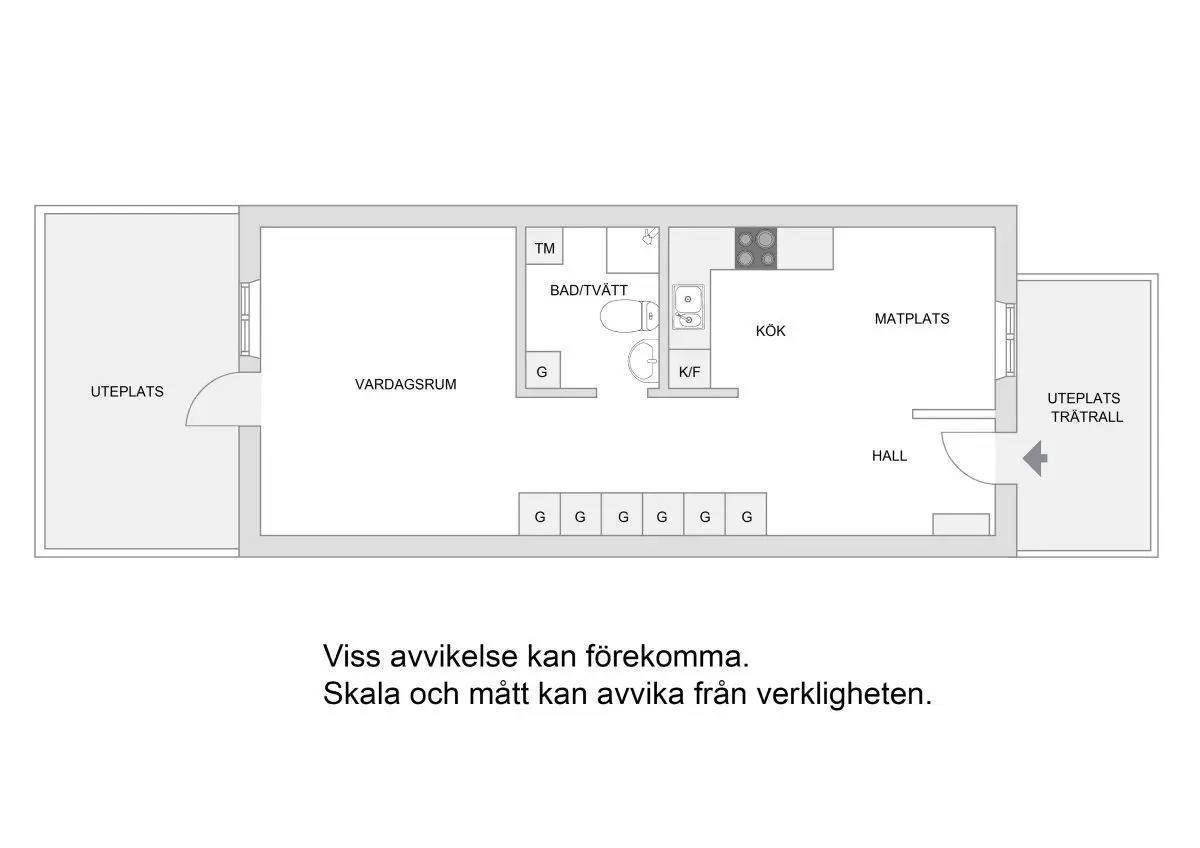 Floor plan for Nykarlebygatan 196