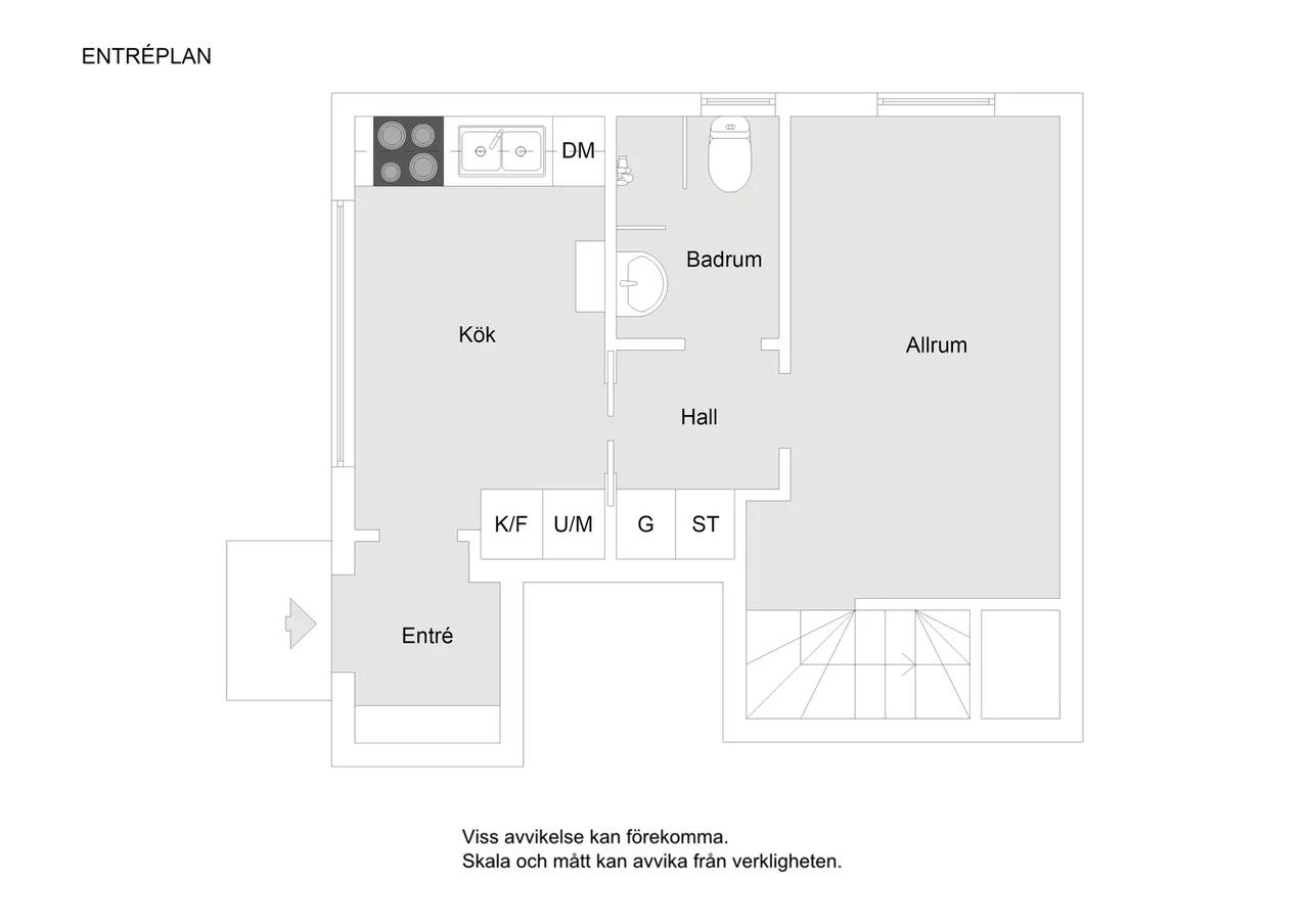 Floor plan for Gubbängsvägen 82B