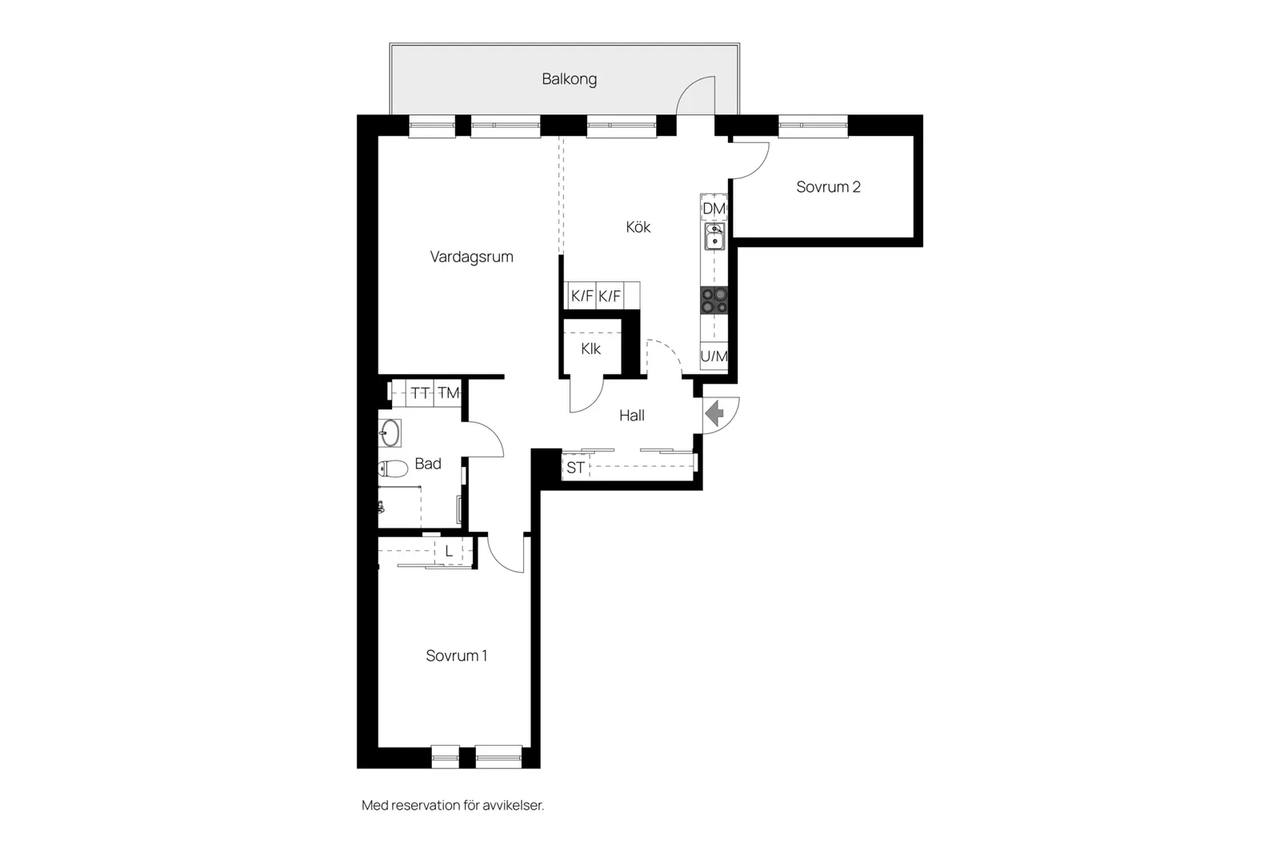 Planritning för Prefektgatan 6
