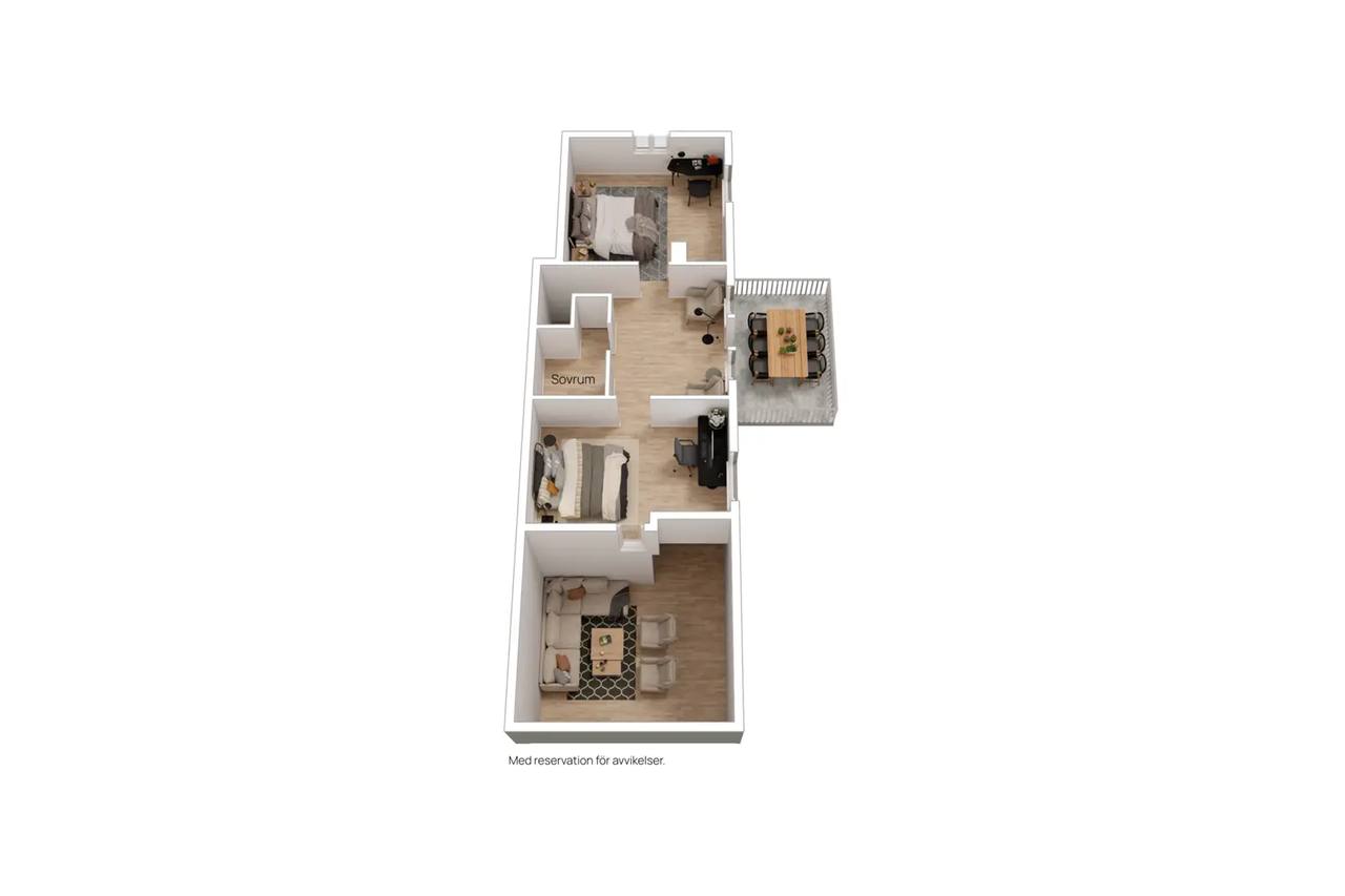Floor plan for Tomsarvet 30