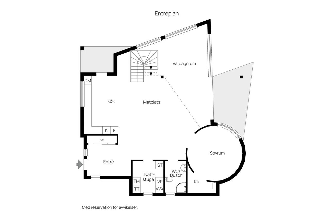Floor plan for Nelly Sachs gata 3