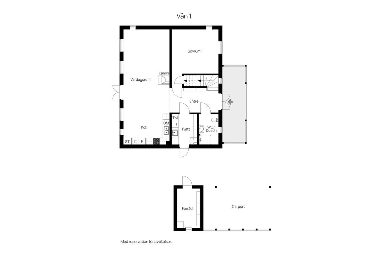Floor plan for Kärsta 347