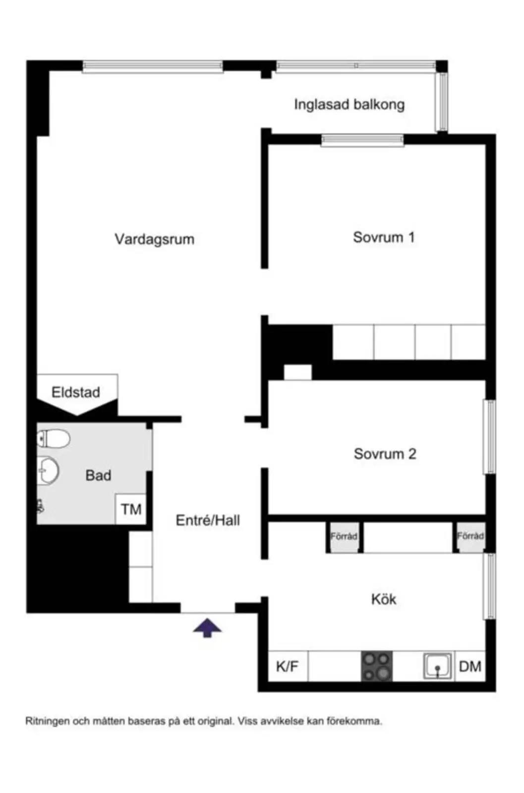 Planritning för Stenbrottsgatan 5
