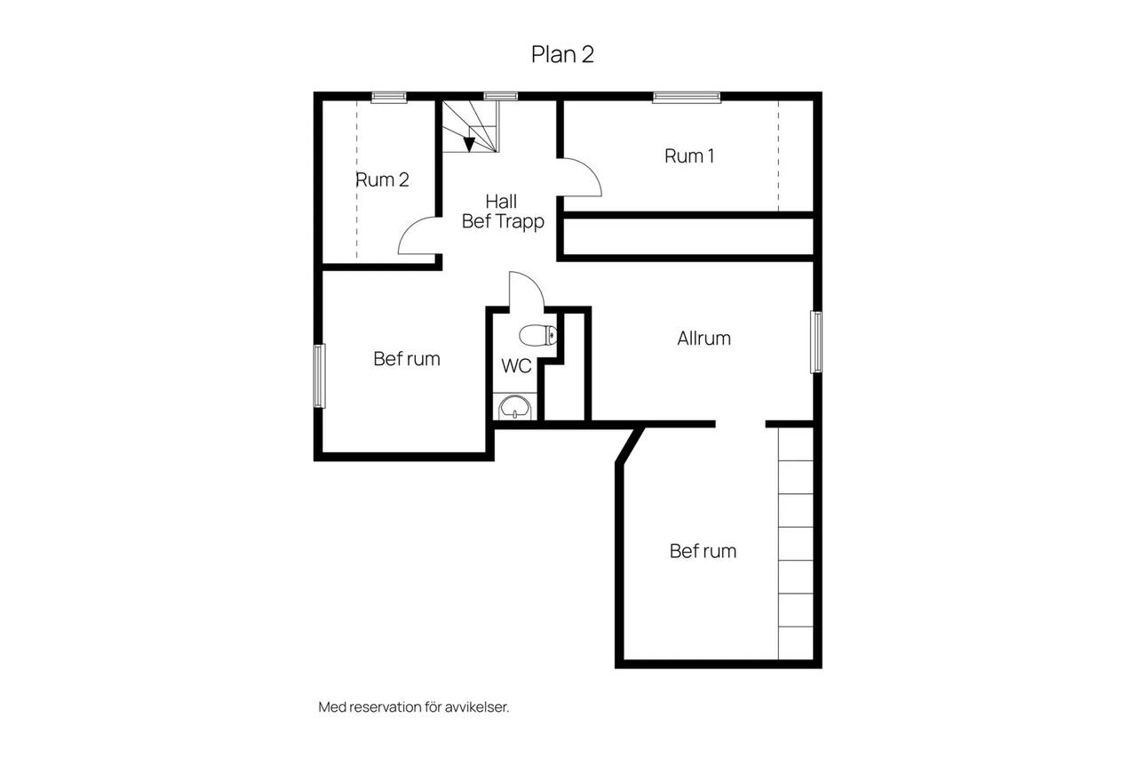 Floor plan for Storgatan 95