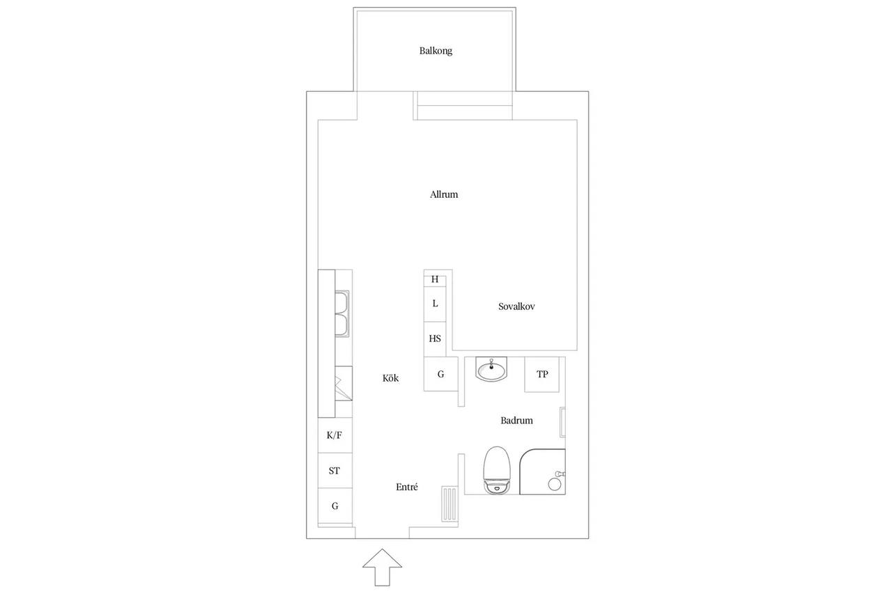 Planritning för Lantmannagatan 7