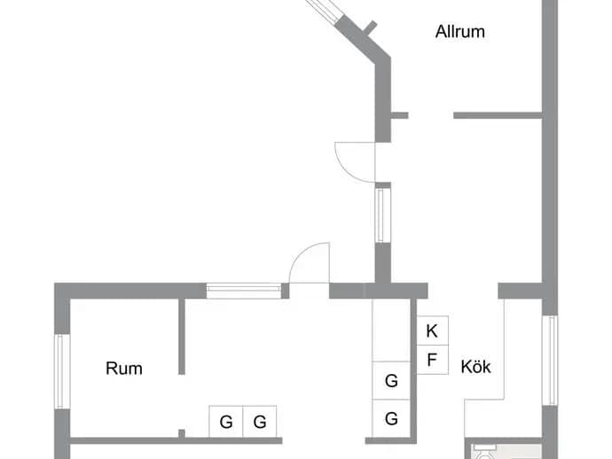 Planritning för Karlagatan 9