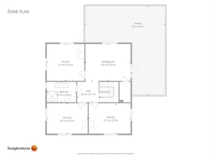 Floor plan for Brattefors 225