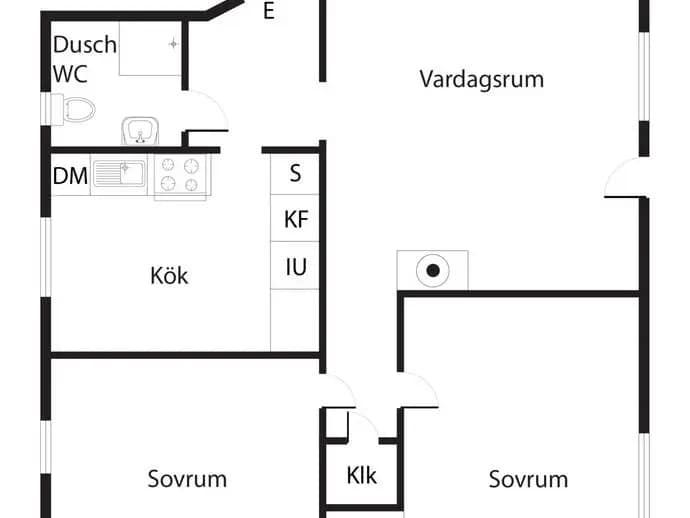 Floor plan for Alingsåsvägen 30
