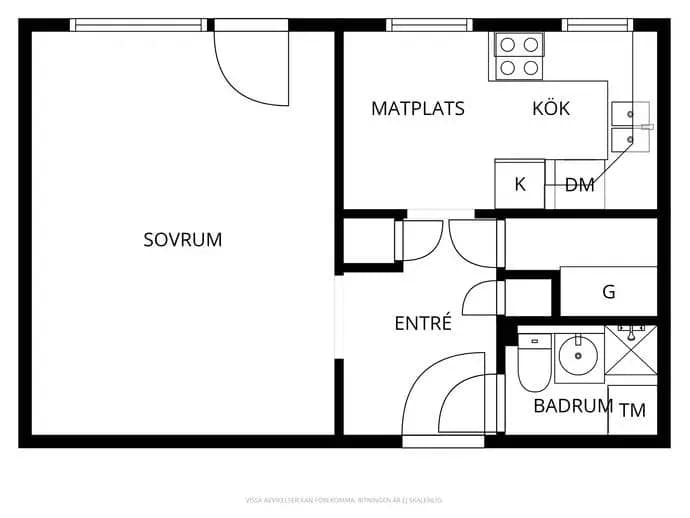 Floor plan for Skebokvarnsvägen 304
