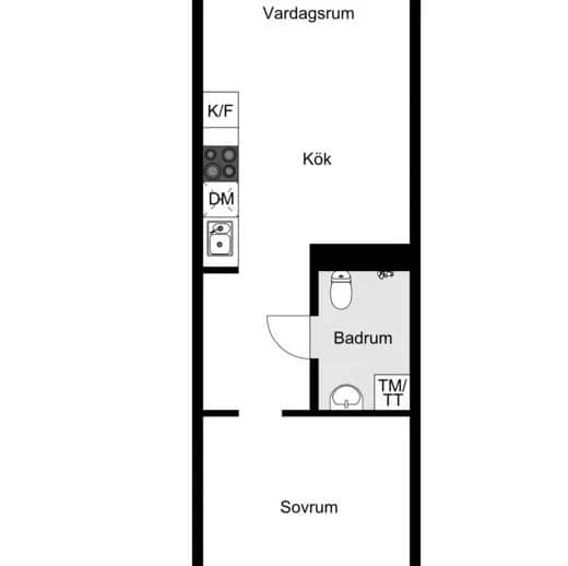 Floor plan for Kungssätravägen 18