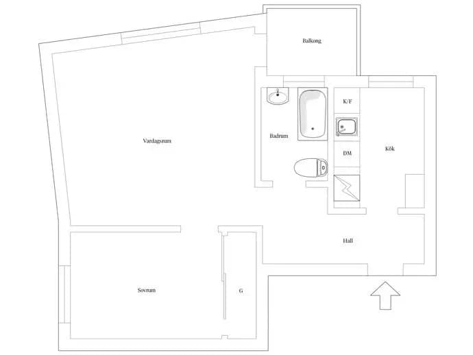 Floor plan for Ödmårdsvägen 7