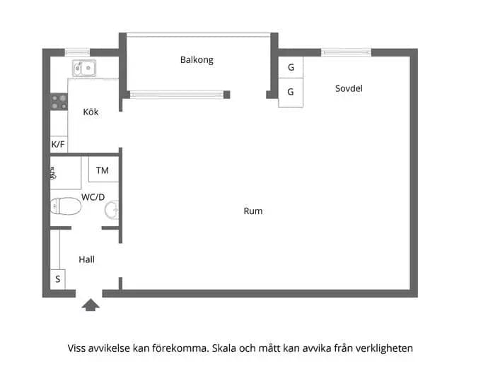 Floor plan for Mörsilsgatan 20