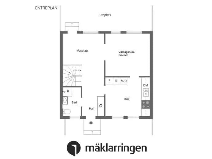 Floor plan for Starbovägen 38