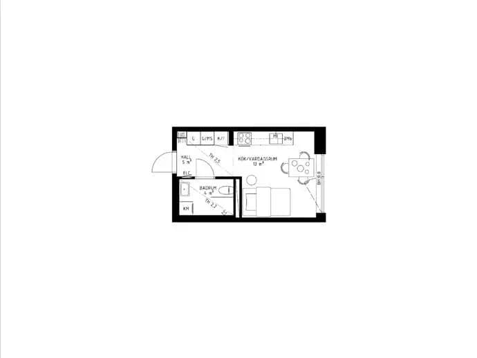 Floor plan for Kistagången
