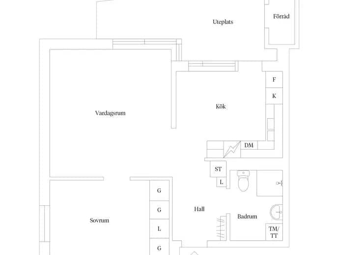 Floor plan for Turingevägen 63