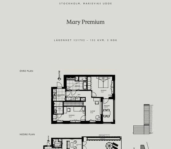 Floor plan for Mary Premium – Townhouse