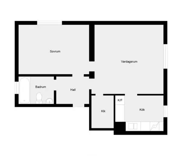 Planritning för Knypplerskevägen 18