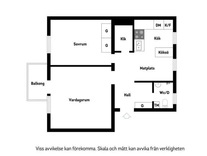 Planritning för Synålsvägen 23
