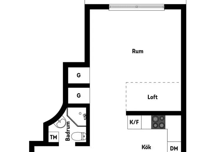 Planritning för Kungsholmsgatan 13
