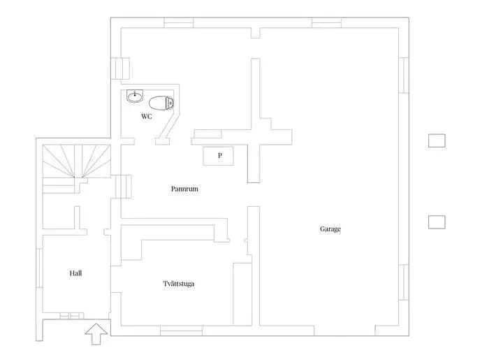Floor plan for Glädjevägen 21