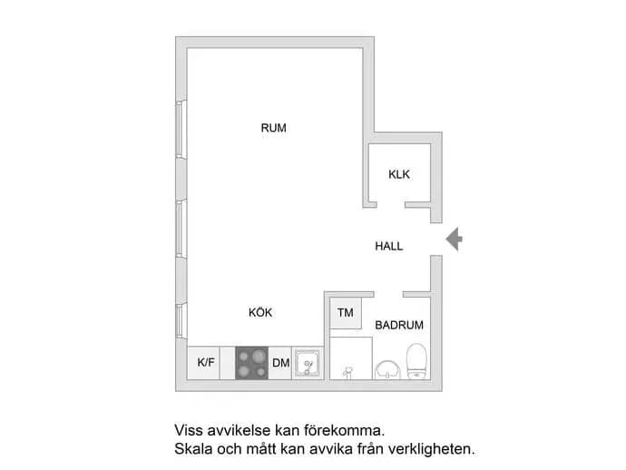 Floor plan for Mörsilsgatan 12
