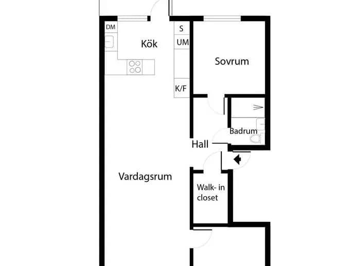 Planritning för Forshagagatan 15