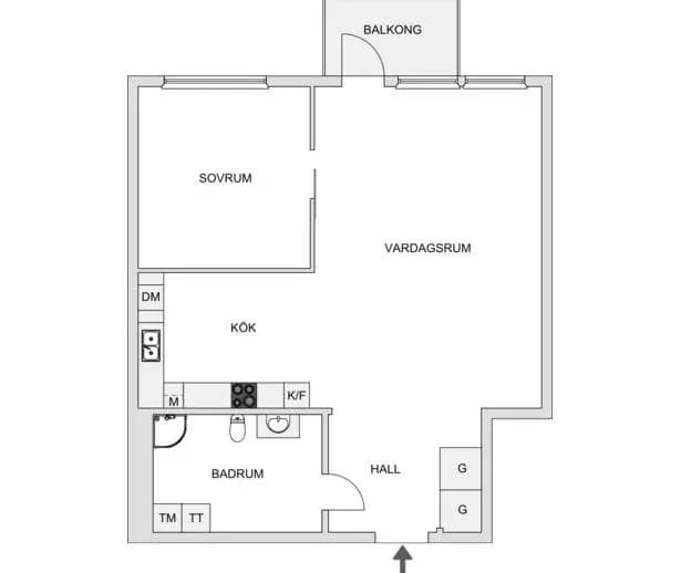 Floor plan for Ekholmsvägen 255