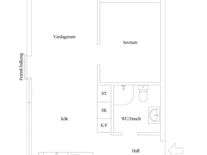 Planritning för Kristallvägen 9