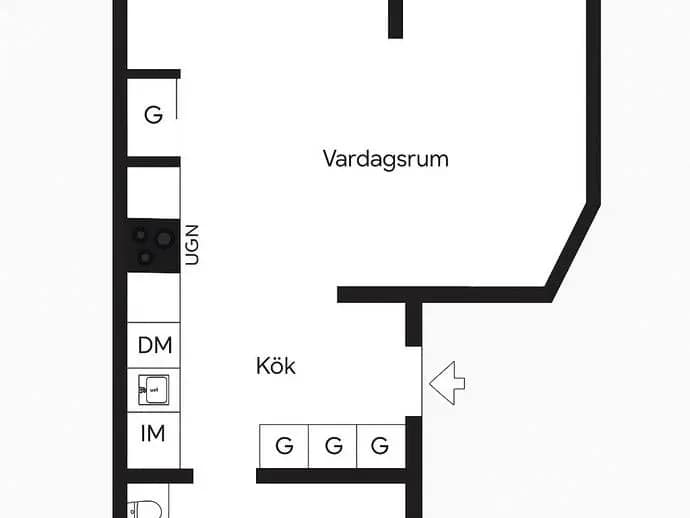 Floor plan for Varmfrontsgatan 4