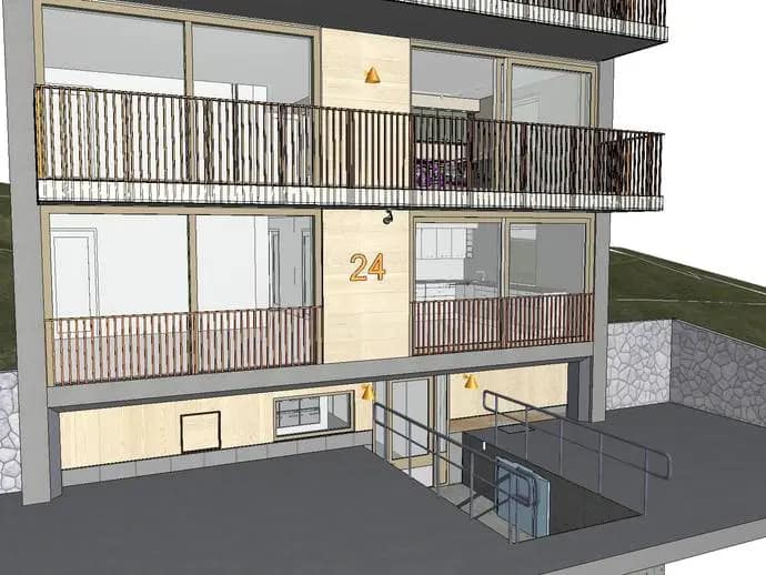 Planritning för Charlottenburgsvägen 24