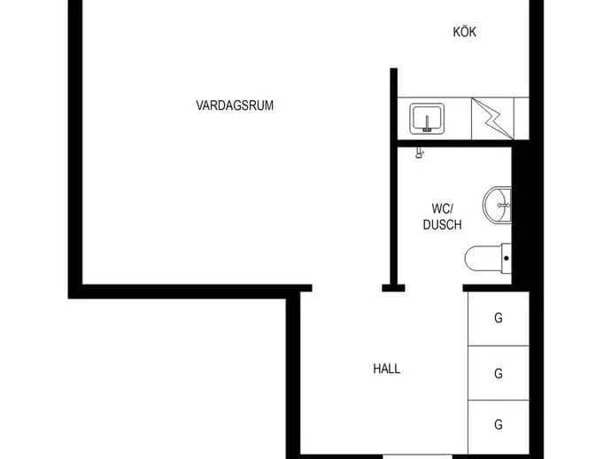 Floor plan for Råsundavägen 134