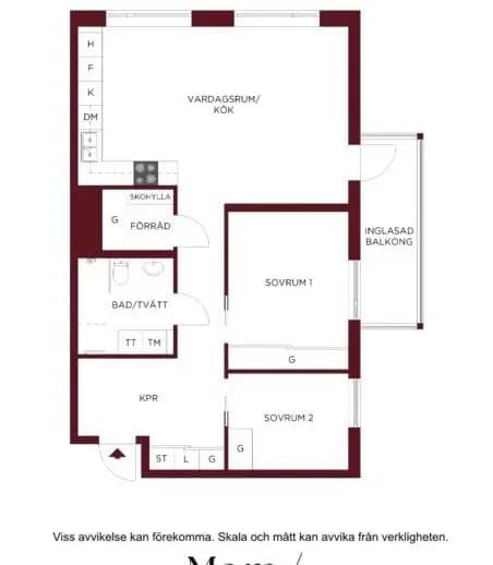 Planritning för Evenemangsgatan 30