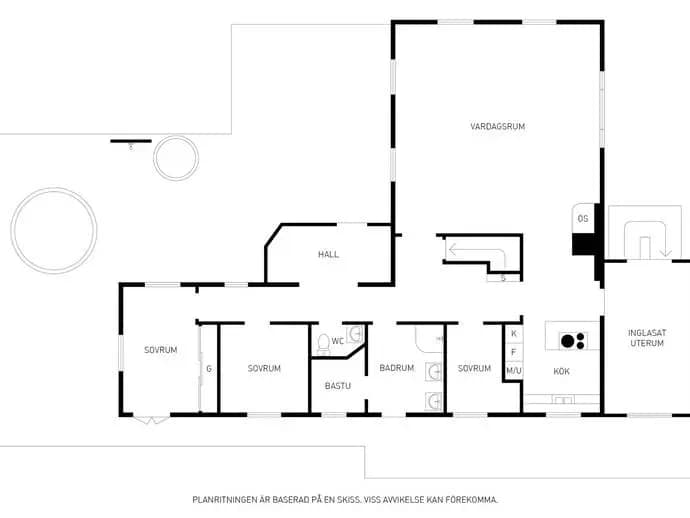 Floor plan for Linneavägen 7