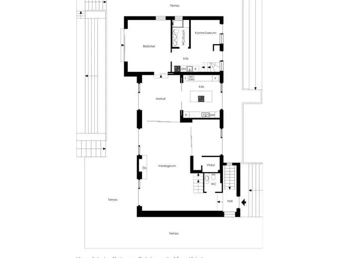 Floor plan for Duvnäs Udde 3
