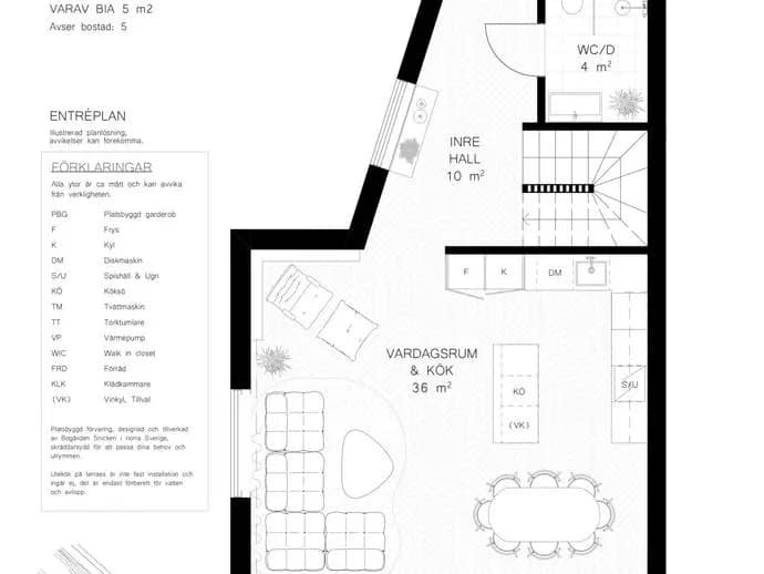 Planritning för Edelcrantz väg 13