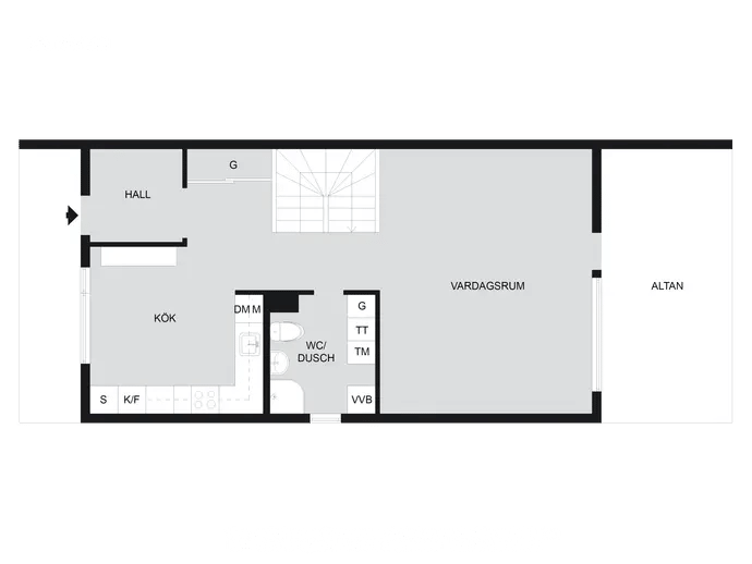 Floor plan for Berguddsvägen 66