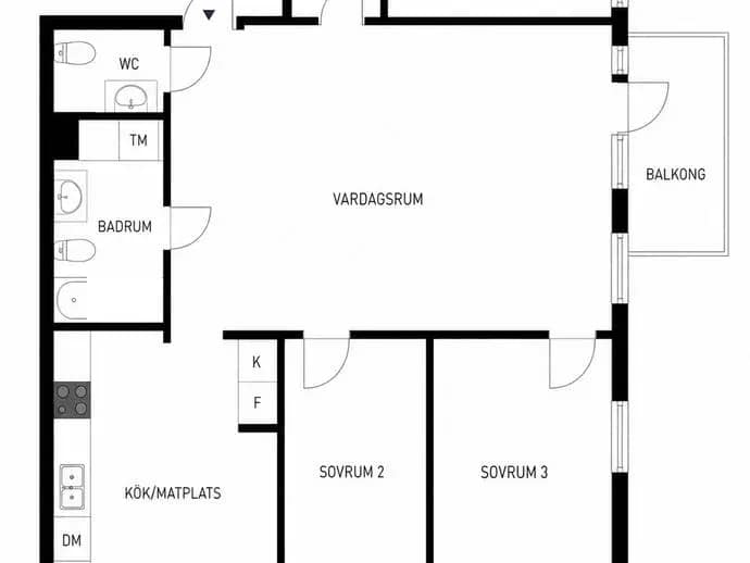 Floor plan for Ormingeringen 35