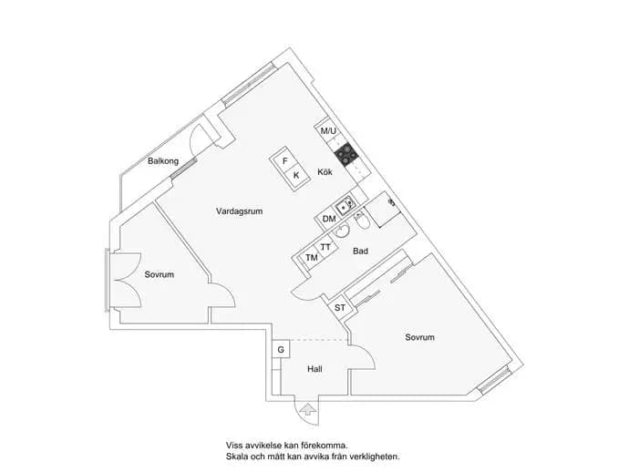 Floor plan for Granithöjden 4, 2tr