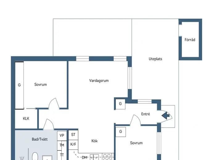 Floor plan for Kummelnäsvägen 22 A