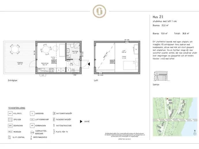 Planritning för Österängsvägen 31A