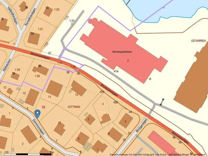 Planritning för Dominovägen 5