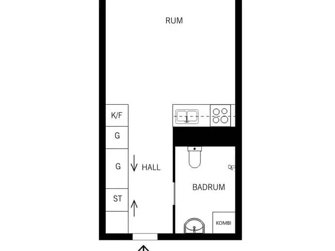 Floor plan for Kansligränd 18