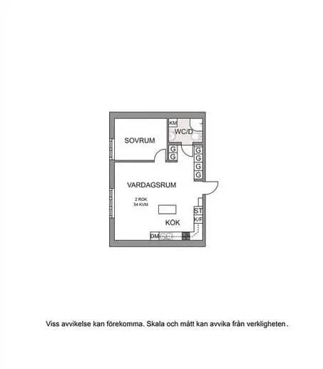 Floor plan for Vårby Allé  15A