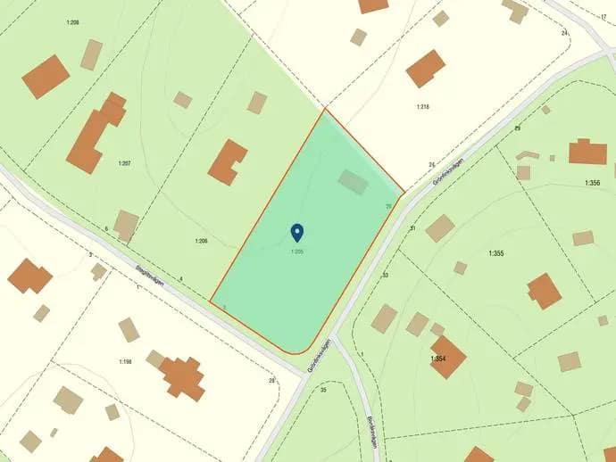 Floor plan for Grönfinksvägen 26